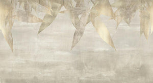 Shine Down in Gold - Cobalt - MU12067 - Digital Print - Muance - Kube Contract