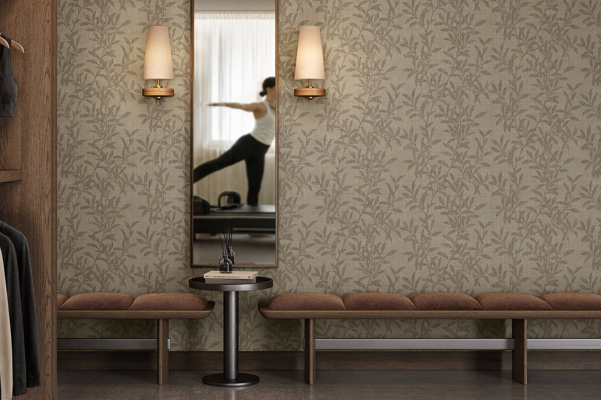 Heirloom and Heirloom Foliage vinyl wallcovering by Vycon