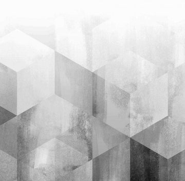 Watercolour Geometric Grey