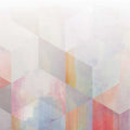 Watercolour Geometric Pink