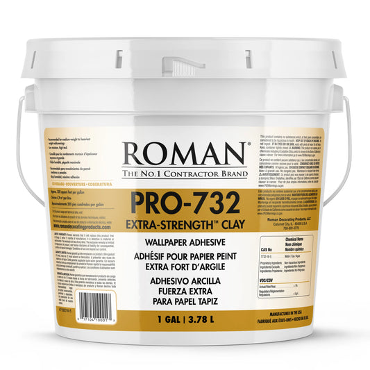 PRO-732 Extra-Strength™ Clay Wallcovering Adhesive 1 Gal