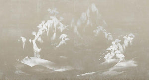 Shangri-la in Taupe - Cobalt - MU12076 - Digital Print - Muance - Kube Contract